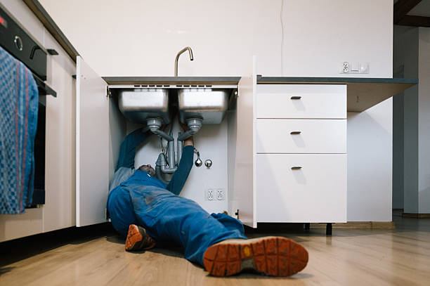 Professional Emergency Plumber technician working in Three Springs, PA